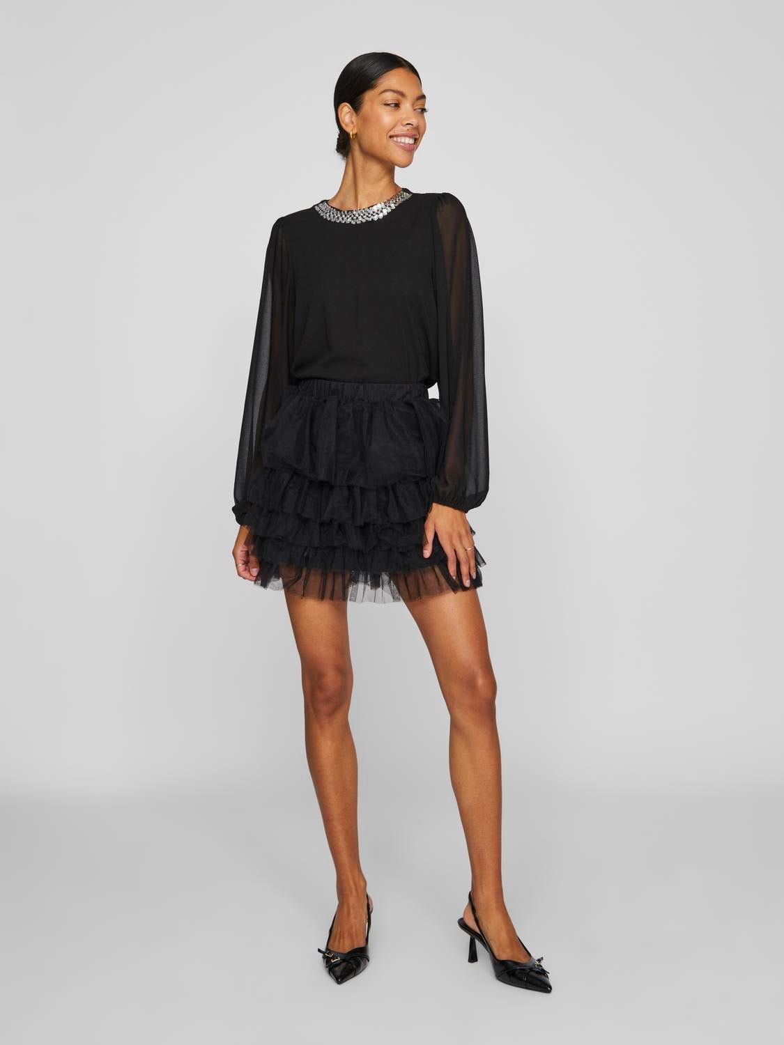 VIWILLY Top - Black - VERO MODA & VILA Bergvik